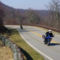 Spring riders on the Cherohala Skyway