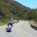 Riders on the Cherohala Skyway