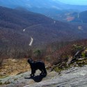 View into North Carolina, NC 261 below