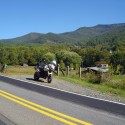 View of Roan Mountain from Hughes Gap Road