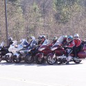 Riders Before Departure