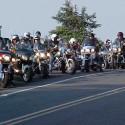 Motorcyclists enjoying the view