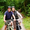 Couple Bicycling in McDowell County