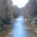 Linville River view from Hwy 183