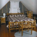 A cozy bed
