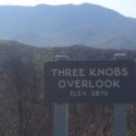 Three Knob Overlook on the Blue Ridge Parkway