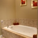 Whirlpool tub in our King Suite